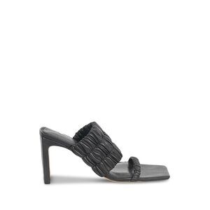 JONATHAN SIMKHAI Womens Black Felix Block Heel Slip On Leather Heeled Sandal 39